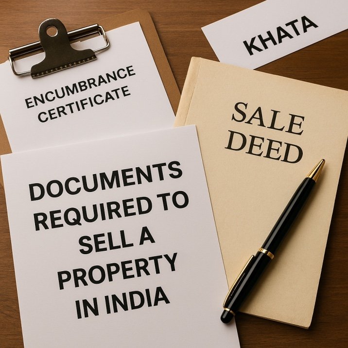 What Documents Are Required to Sell a Property in India? (Legal Checklist for Sellers)