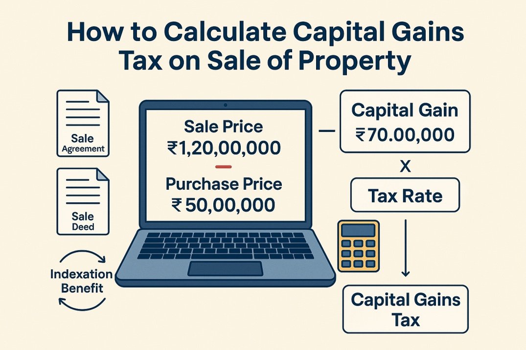 How to Calculate Capital Gains Tax on the Sale of a Property in India