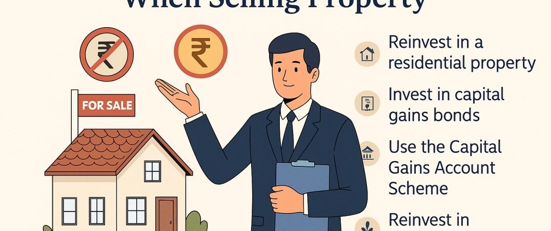 How to Save on or Avoid Capital Gains Tax Legally When Selling Property in India