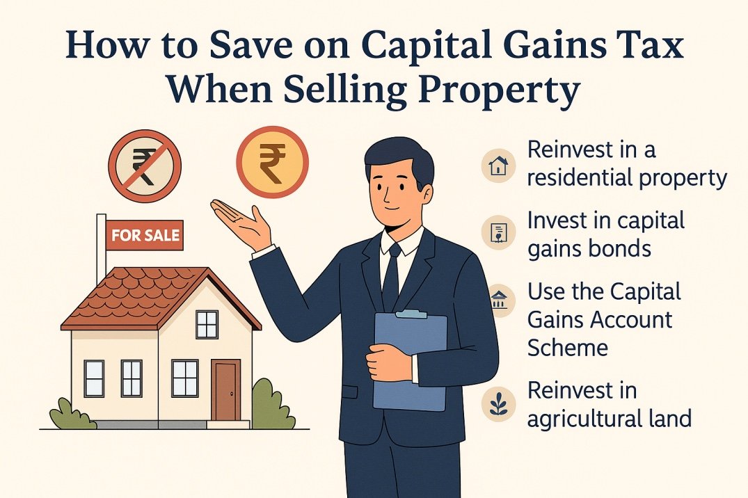 How to Save on or Avoid Capital Gains Tax Legally When Selling Property in India