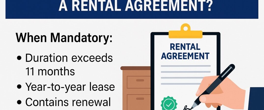 Is It Mandatory to Register a Rental Agreement in India? And How to Do It?