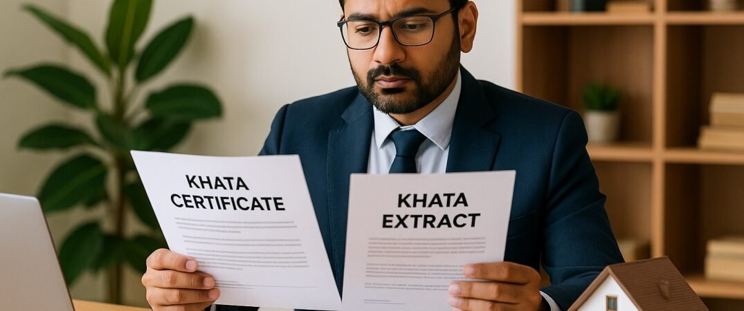 What Is Khata Certificate and Khata Extract? A Simple Guide for Property Buyers in Karnataka